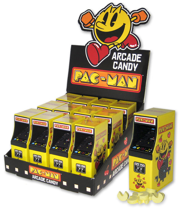 Candy Raver Pac Man Boston America Pac Man Arcade Candy Tins .6oz - 12ct – I Got Your Candy