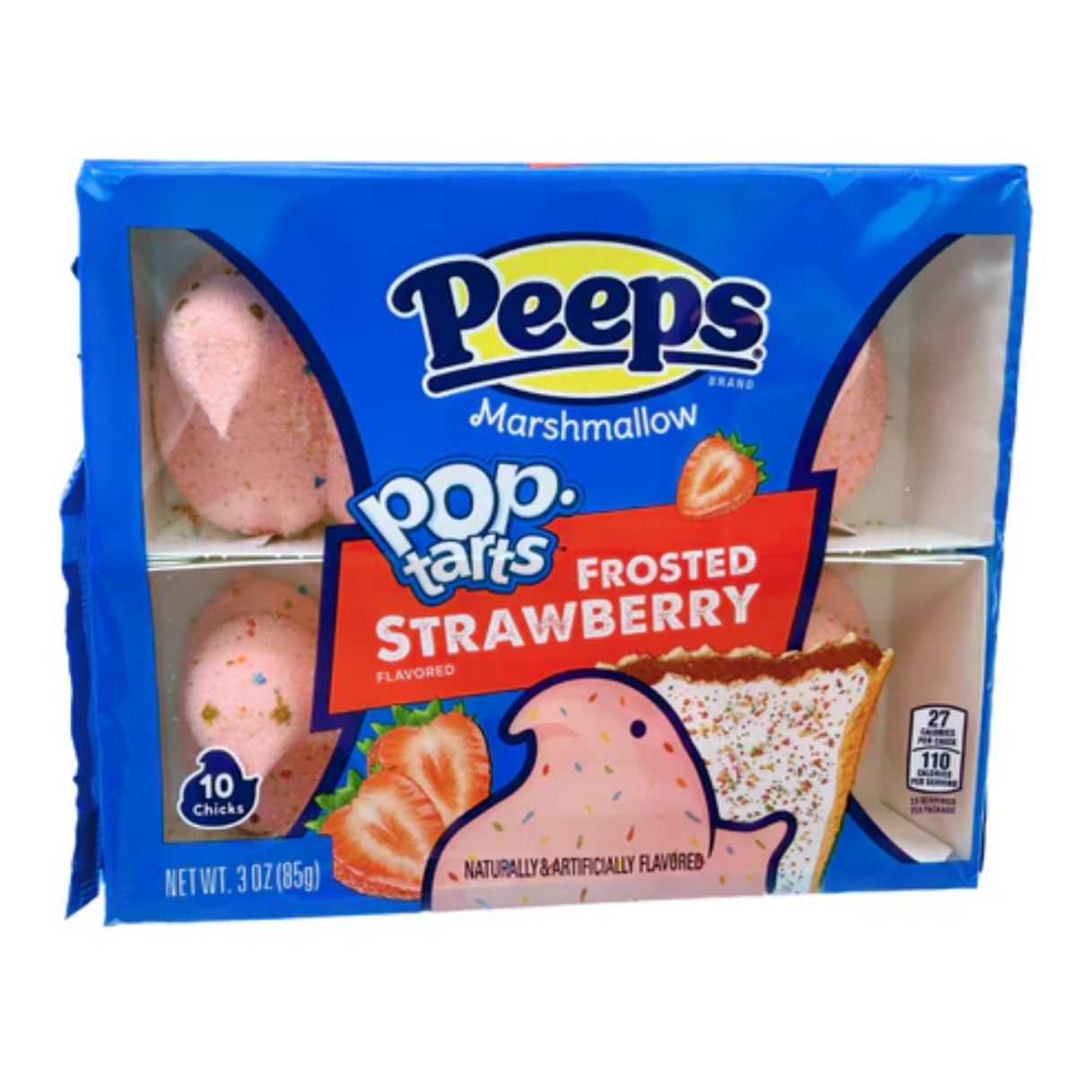 PEEPS Pop Tarts Frosted Strawberry Chicks 3oz 12ct