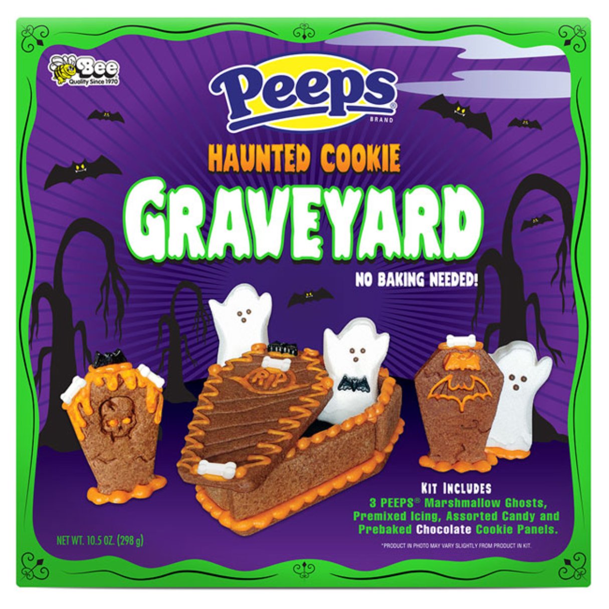 Peeps Haunted Cookie Graveyard Kit 10.5oz - 6ct