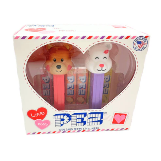 PEZ Happy Hearts Valentine's Bears Twin Pack 6ct