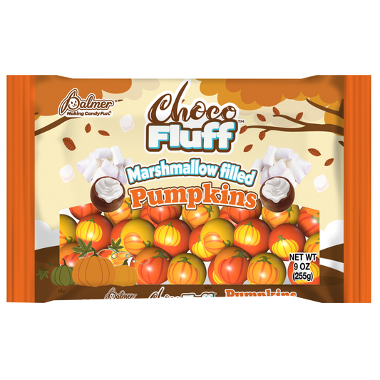 Palmer Choco Fluff Pumpkins 9oz 12ct