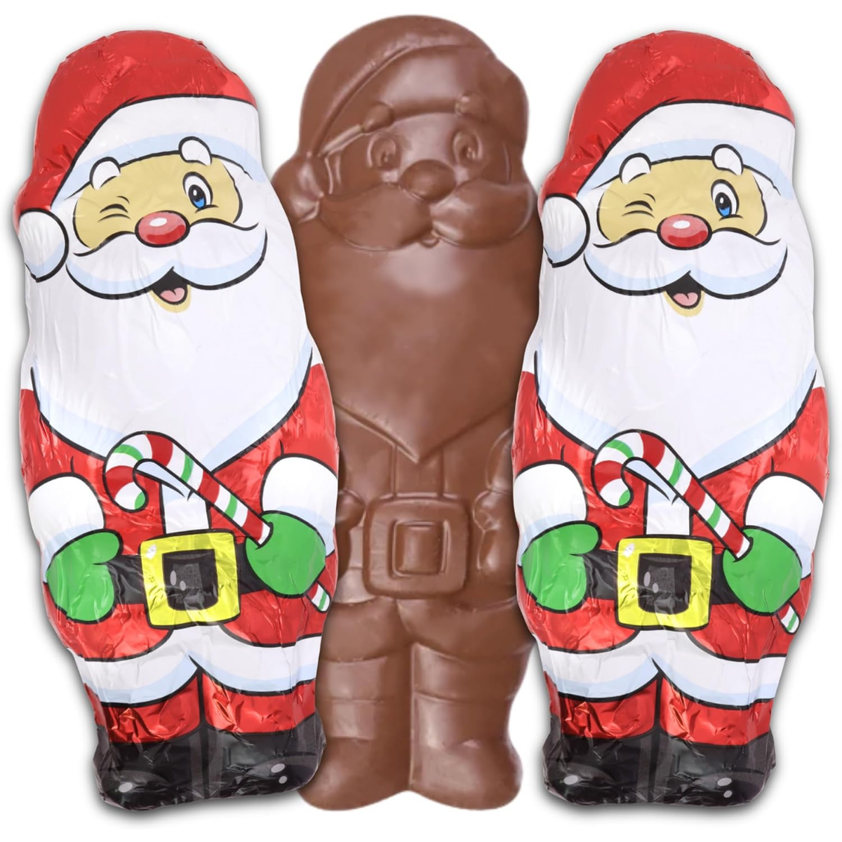 Palmer Santa Claus Solid Milk Chocolate 4oz 24ct