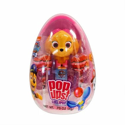 Paw Patrol Pop Ups Jumbo Lollipop Egg 0.70oz - 6ct