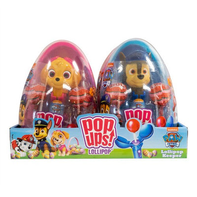 Paw Patrol Pop Ups Jumbo Lollipop Egg 0.70oz - 6ct