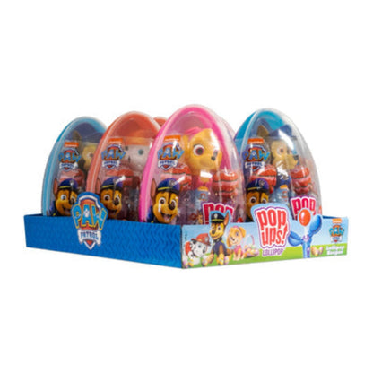 Paw Patrol Pop Ups Jumbo Lollipop Egg 0.70oz - 6ct