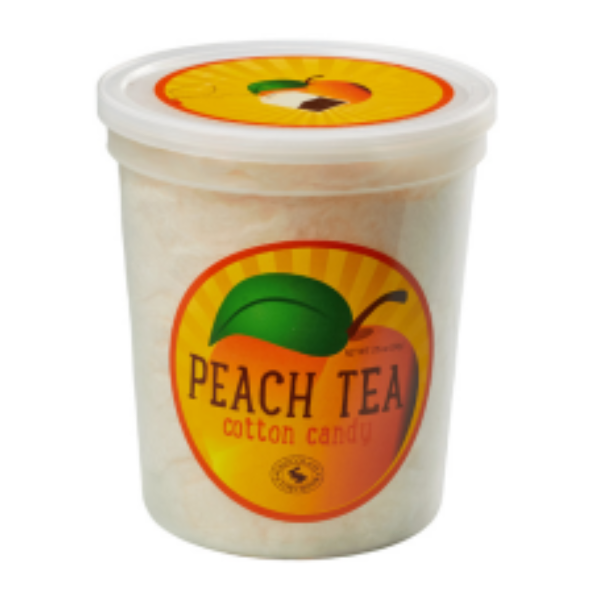 Peach Tea Cotton Candy 1.75oz - 12ct