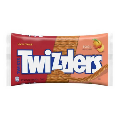 Twizzlers Peach 16oz - 12ct