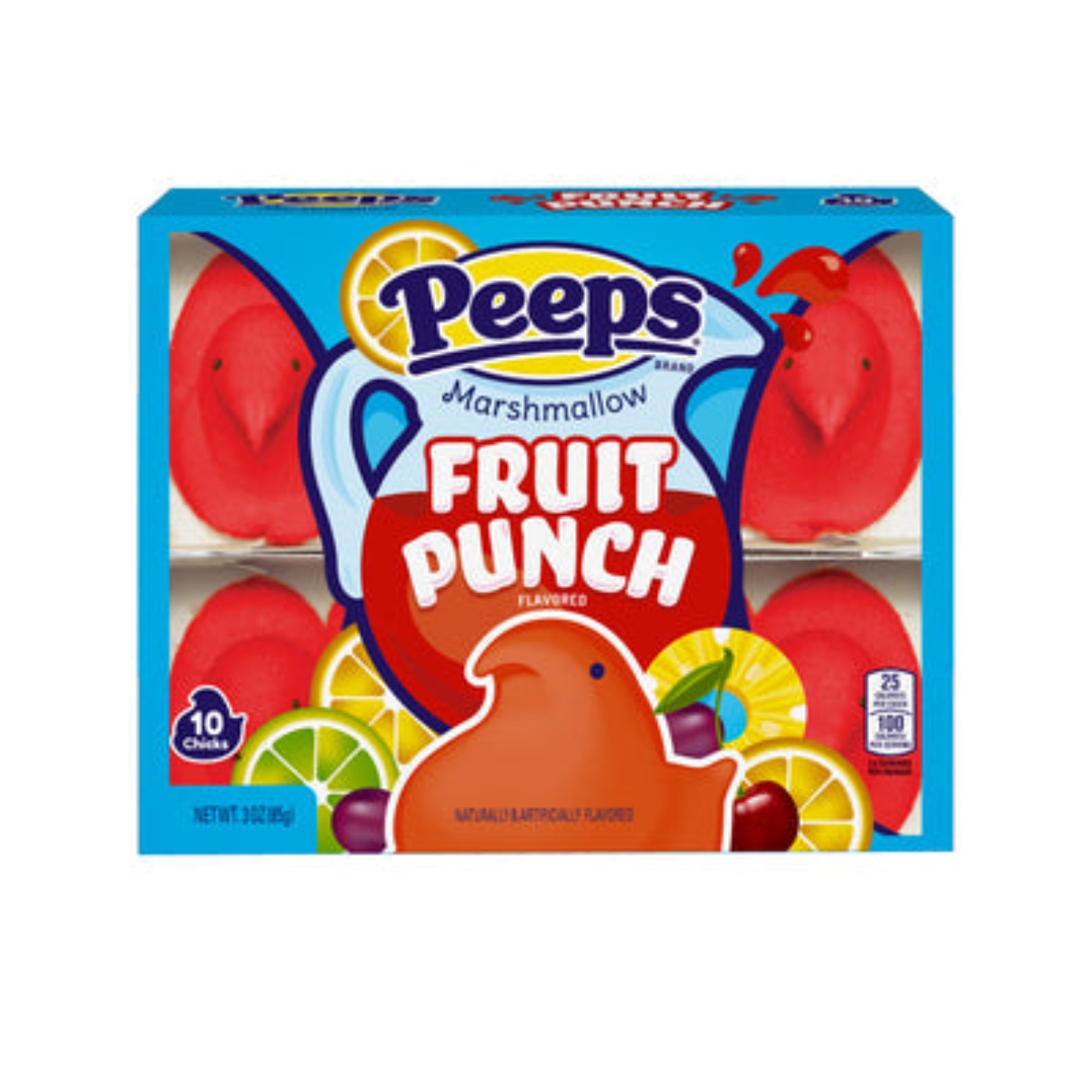 Peeps Fruit Punch Marshmallow Chicks 3oz - 36ct