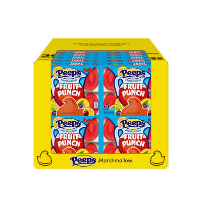 Peeps Fruit Punch Marshmallow Chicks 3oz - 36ct