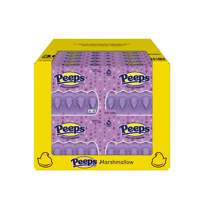 Peeps Marshmallow Chicks Purple  3oz - 36ct