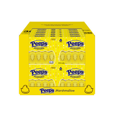 Peeps Yellow Marshmallow Chicks 3oz - 36ct