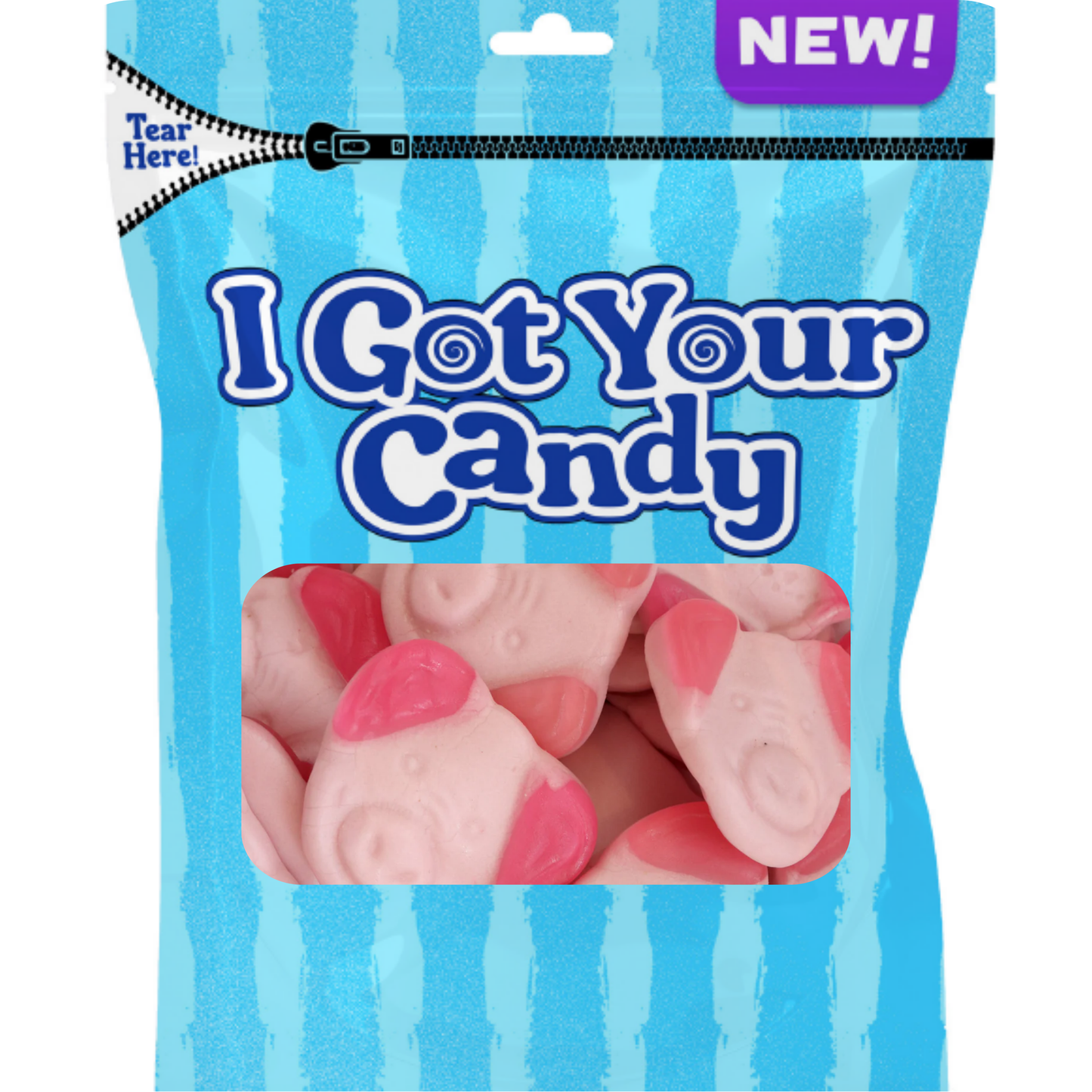 I Got Your Candy Percy Pig Gummies Peg Bag 6oz 12ct