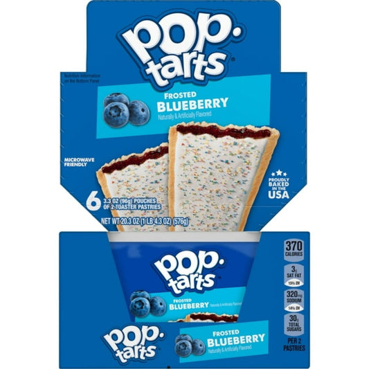 Pop-Tarts Frosted Blueberry 3.67oz - 6ct