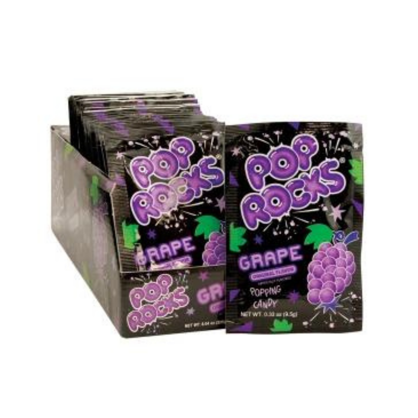 Pop Rocks Grape Popping Candy .33oz - 24ct – I Got Your Candy