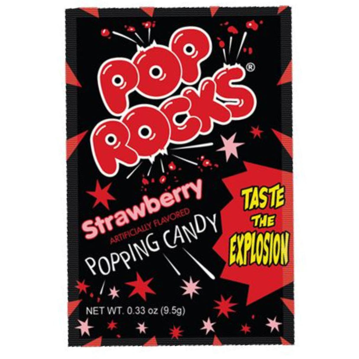 Pop Rocks Strawberry Popping Candy 0.33oz - 24ct