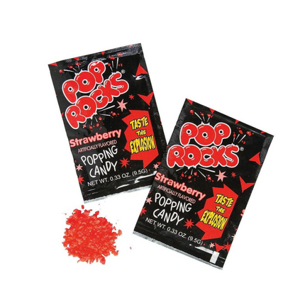 Pop Rocks Strawberry Popping Candy .33oz - 24ct