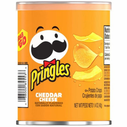 Pringles Crisps Cheddar Cheese  1.41oz - 12ct