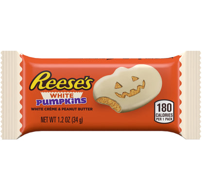 Reese's White Chocolate Peanut Butter Pumpkins Box 1.2oz - 36ct