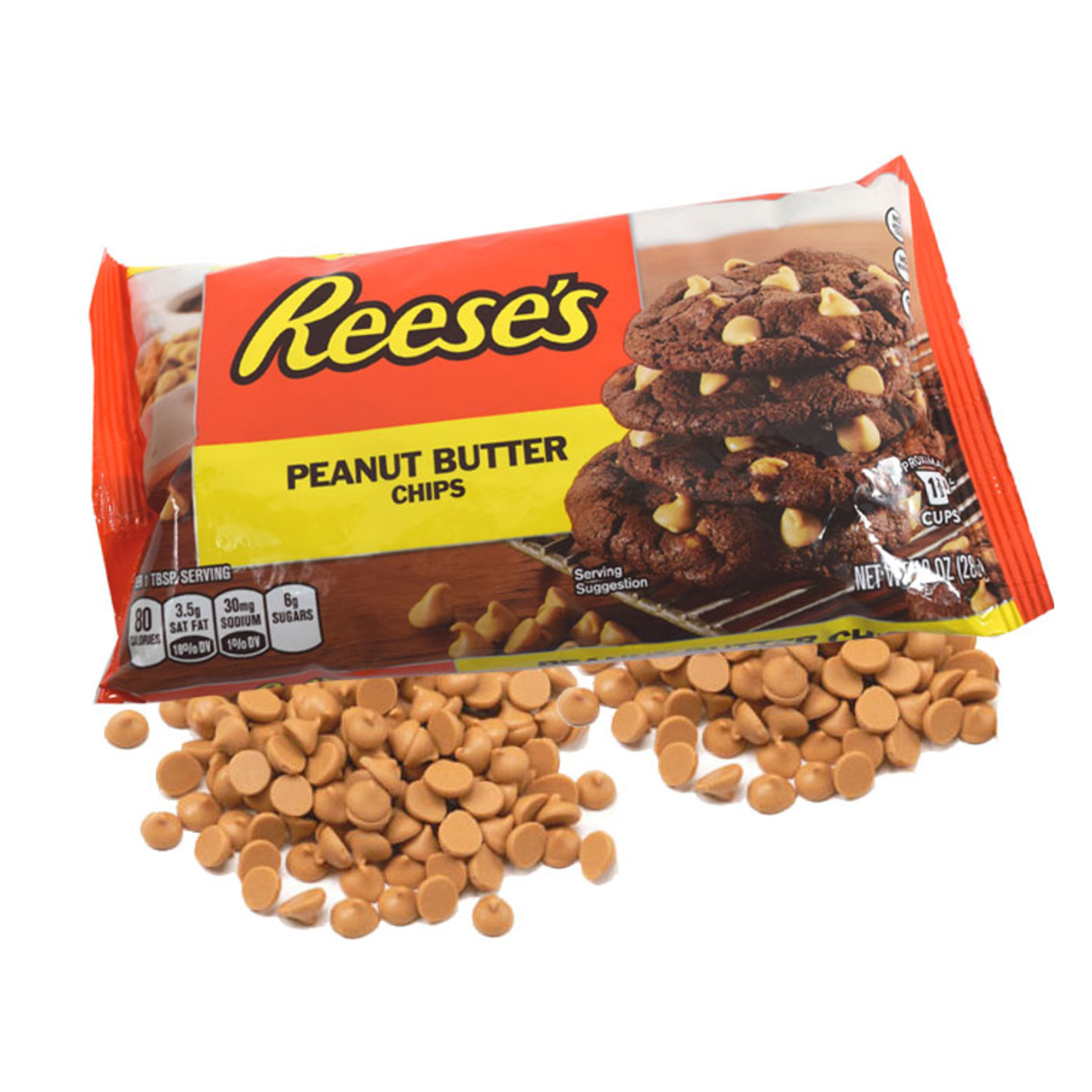 Reese's Peanut Butter Chips Bag 10oz - 12ct