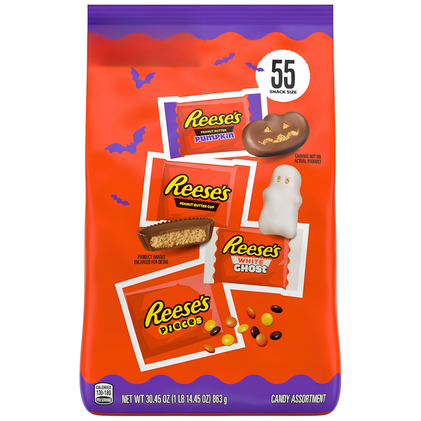Reese's 55 Piece Assorted Candy Bag 30.45oz 55ct