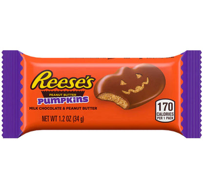 Reese's Peanut Butter Pumpkins Halloween Candy 1.2oz - 36ct