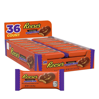 Reese's Peanut Butter Pumpkins Halloween Candy 1.2oz - 36ct