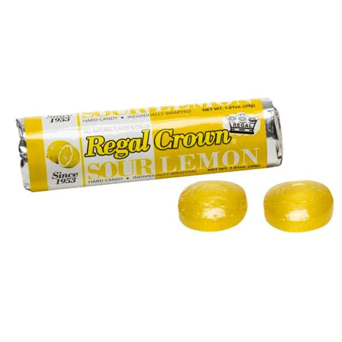 Regal Crown Sour Lemon Rolls 1.01oz - 12ct