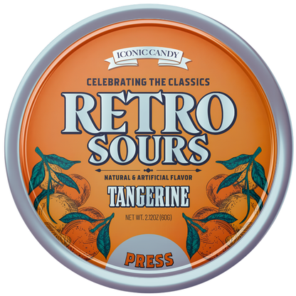 Retro Sours Tangerine 2.12oz 8ct