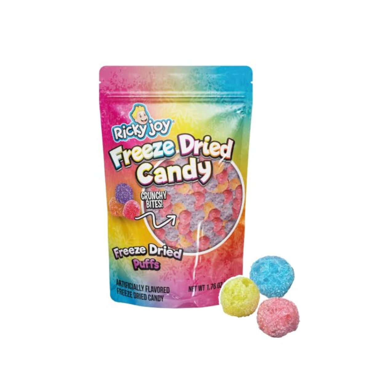 Ricky Joy Freeze Dried Candy Puffs 1.76oz - 24ct