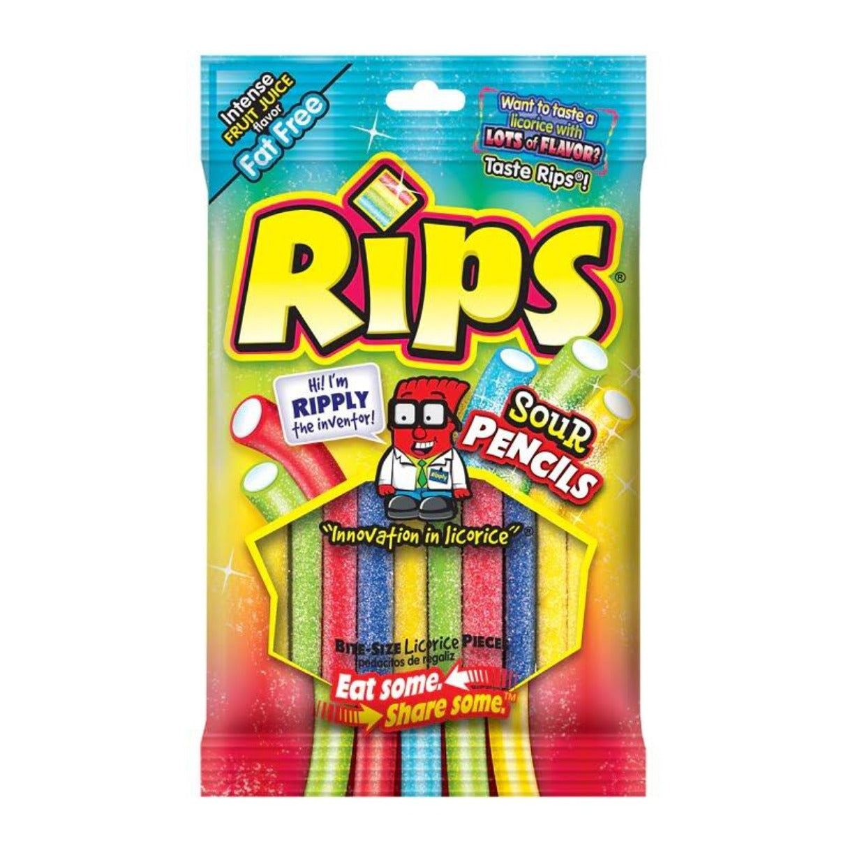 Rips Sour Pencils 2.8oz - 12ct – I Got Your Candy