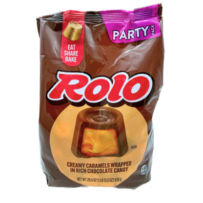 Rolo Creamy Caramels Party Pack Bulk Chocolate Candy 29.5oz
