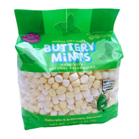 Roses Buttery Soft Peppermint Mints Candy 4lb 6ct