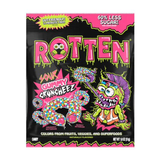 Rotten Gummy Cruncheez Sour 1.8oz - 8ct