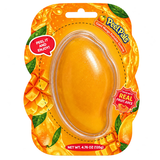 Giant Peelable Mango Gummy 4.76oz 12ct