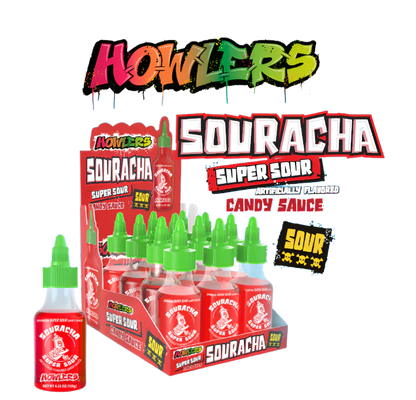 Howlers Souracha Super Sour Candy Sauce 4.23oz - 12ct