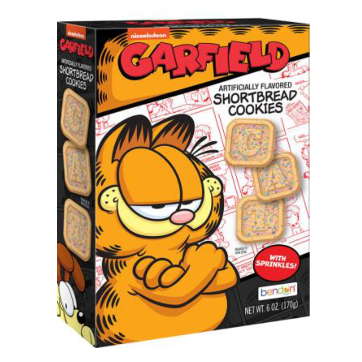 Shortbread Cookies Box - Garfield 6oz - 12ct