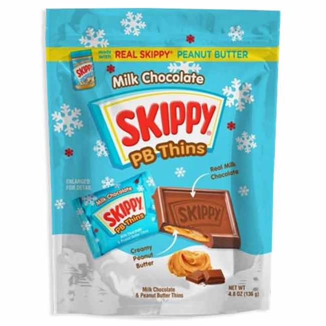 Skippy Milk Chocolate PB Thins Holiday Pack 4.8oz - 6ct