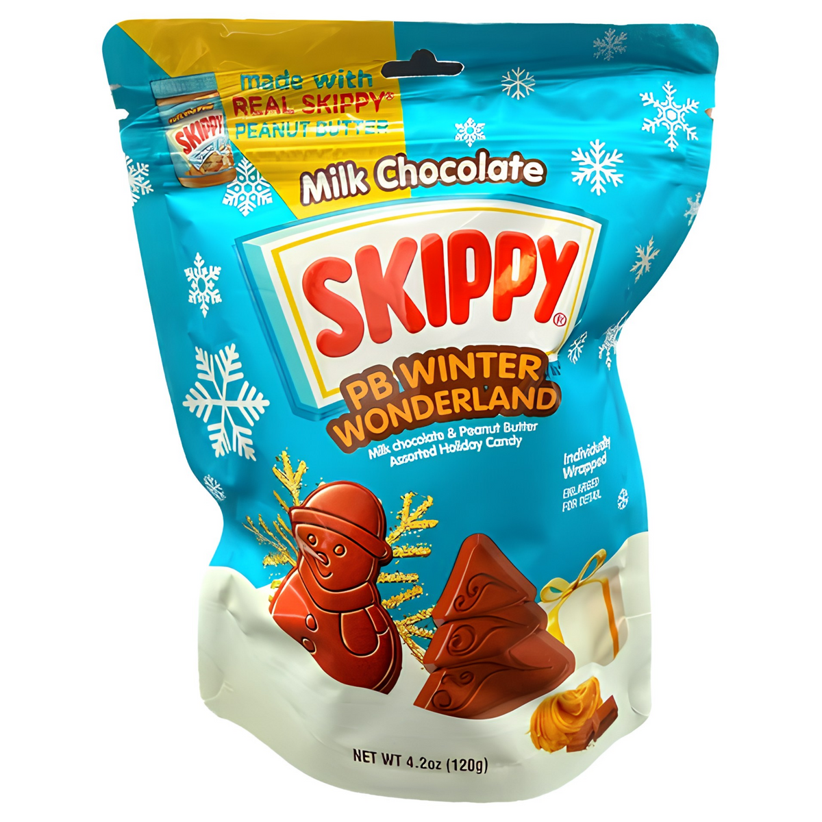 Skippy PB Winter Wonderland Assorted Holiday Candy 4.2oz 12ct