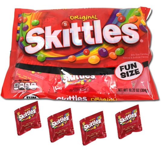 Skittles Fun Size Candies Bag 10.72oz - 12ct