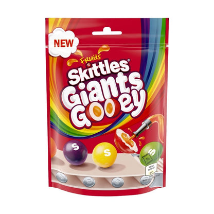 Skittles Giants Gooey Sweets (UK Version) 125g - 12ct