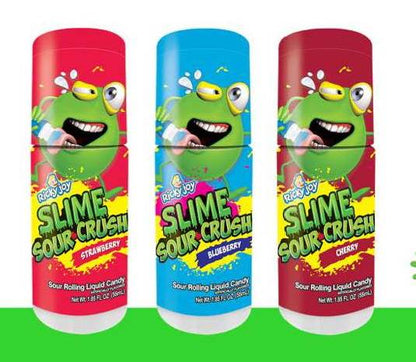 Ricky Joy Slime Sour Crush Rolling Liquid Candy Assorted - 1.85oz