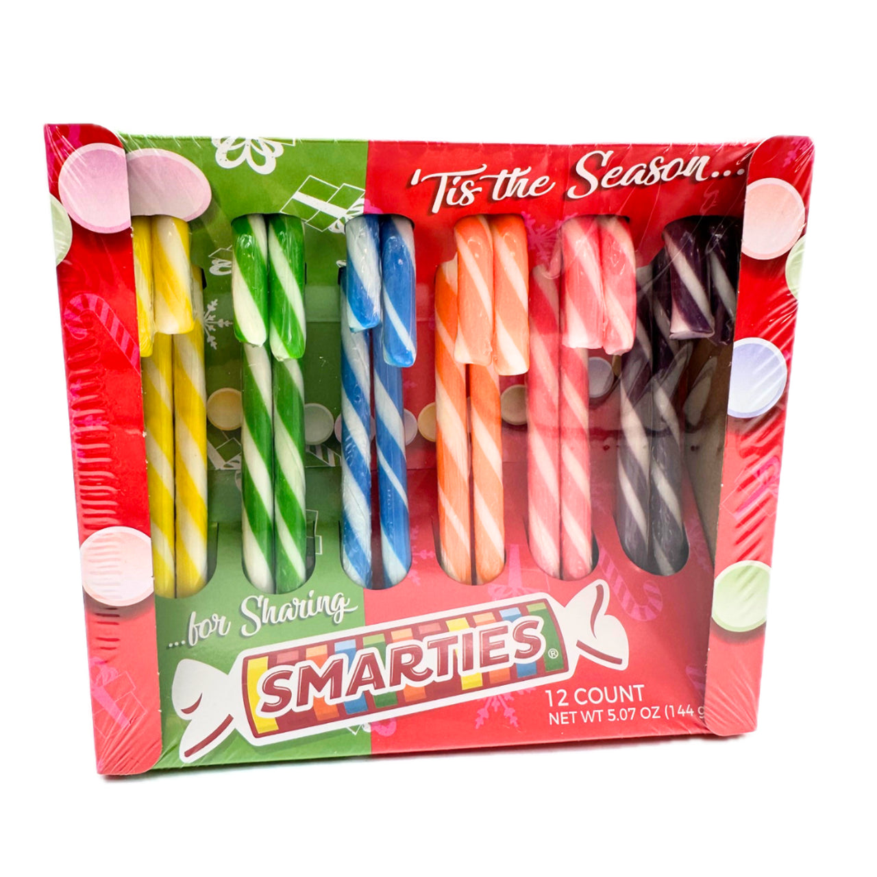 Smarties Candy Canes 5.07oz - 24ct