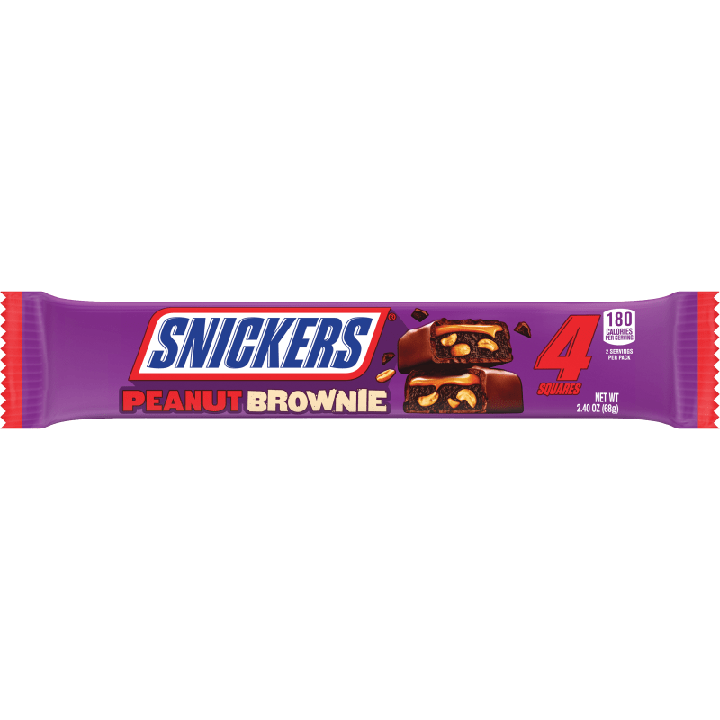 Snicker Peanut Brownie King Size 2.4oz - 24ct