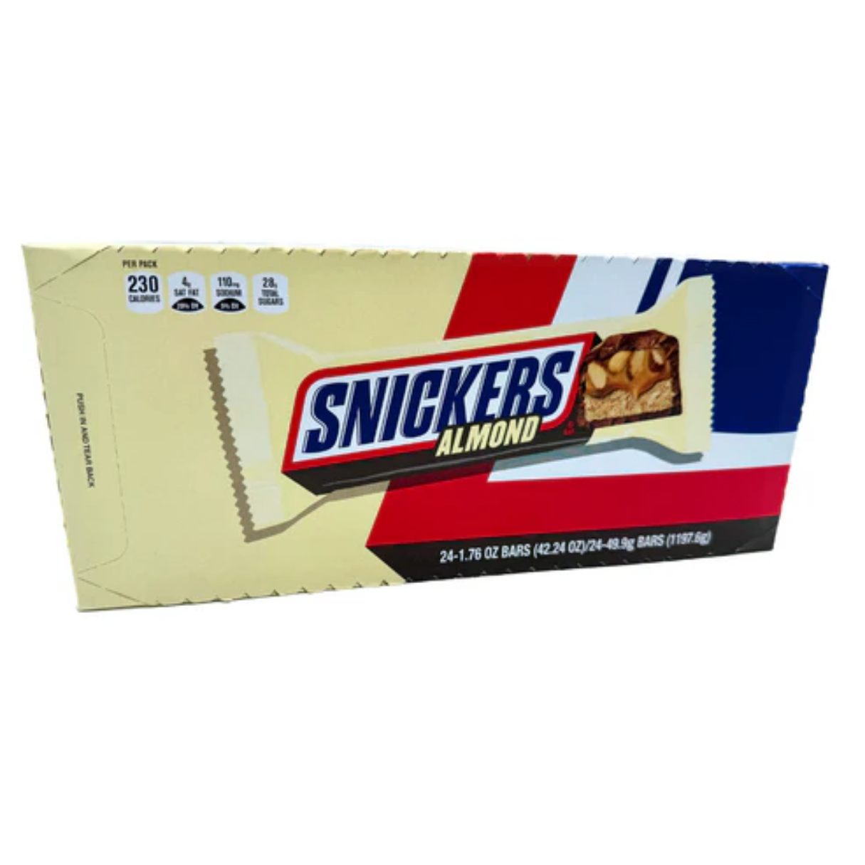 Snickers Almond Chocolate Bar 1.76oz 24ct