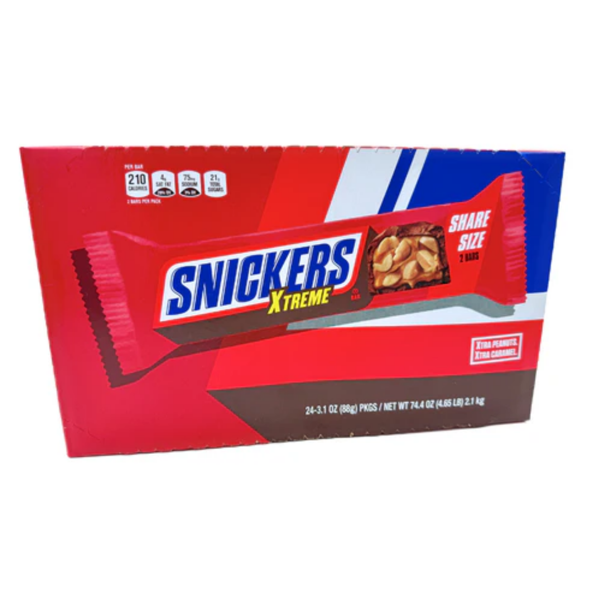 Snickers Extreme Share Size Candy 3.1oz - 24ct