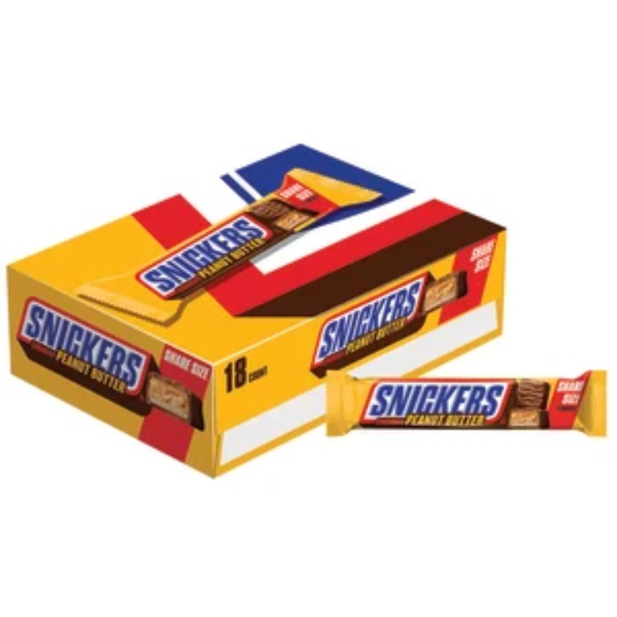 Snickers Peanut Butter Squared Share Size 3.56oz - 18ct