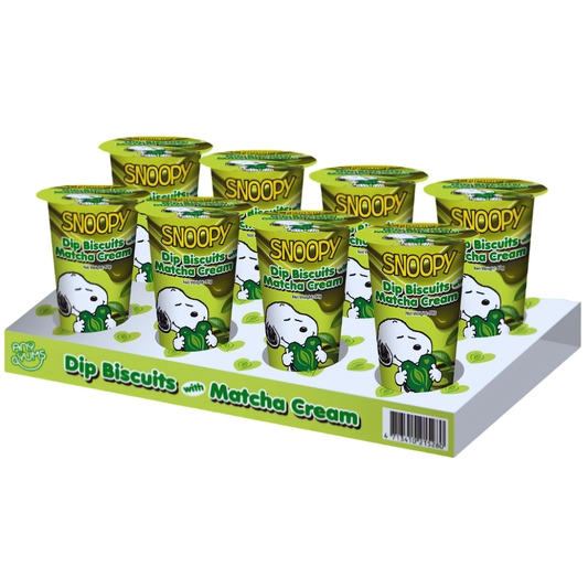 Snoopy Matcha Cream Dip Biscuits 1.13oz 48ct