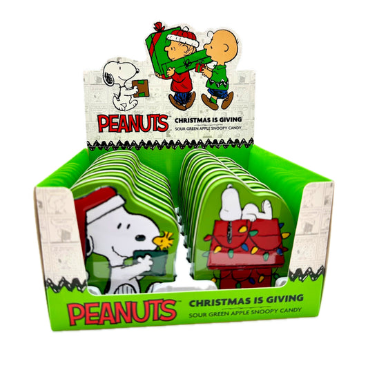 Snoopy Peanuts Christmas is Giving Tin 1.5oz - 12ct