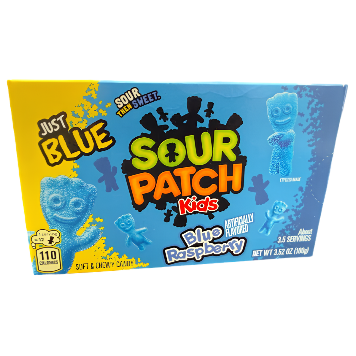 Sour Patch Kids Blue Raspberry Theater Box 3.52oz 12ct