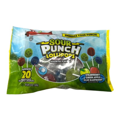 Sour Punch Lollipops - 48ct